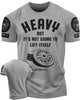 041. Heavy Lift Funny Motivational Workout Gym T-Shirt for Men