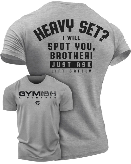 043. Spotter Workout T-Shirt - Gymish - - #Gym Shirts# - - #Workout T-Shirts#