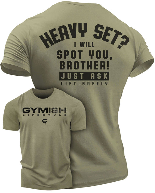 043. Spotter Workout T-Shirt - Gymish - - #Gym Shirts# - - #Workout T-Shirts#