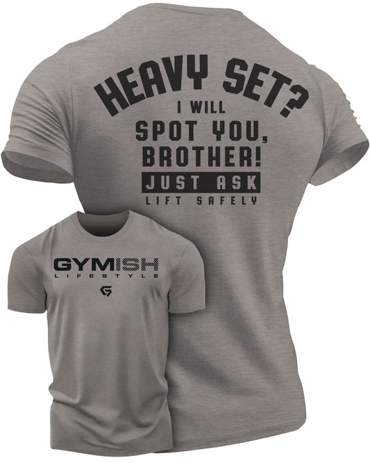 043. Spotter Workout T-Shirt - Gymish - - #Gym Shirts# - - #Workout T-Shirts#