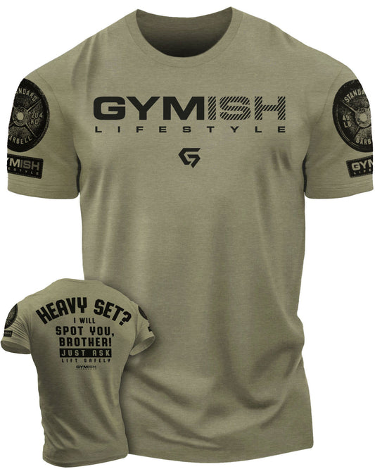 043. Spotter Workout T-Shirt - Gymish - - #Gym Shirts# - - #Workout T-Shirts#
