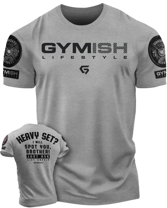 043. Spotter Workout T-Shirt - Gymish - - #Gym Shirts# - - #Workout T-Shirts#