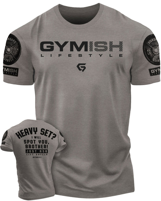 043. Spotter Workout T-Shirt - Gymish - - #Gym Shirts# - - #Workout T-Shirts#