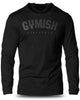 046. Gymish Lifestyle Lightweight Long Sleeve Hooded T-shirt for Men