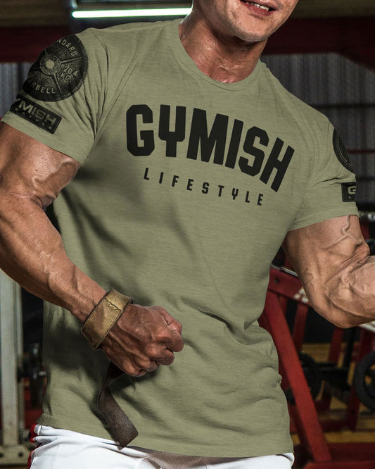 046. Gymish Lifestyle Workout T-Shirt - Gymish - - #Gym Shirts# - - #Workout T-Shirts#