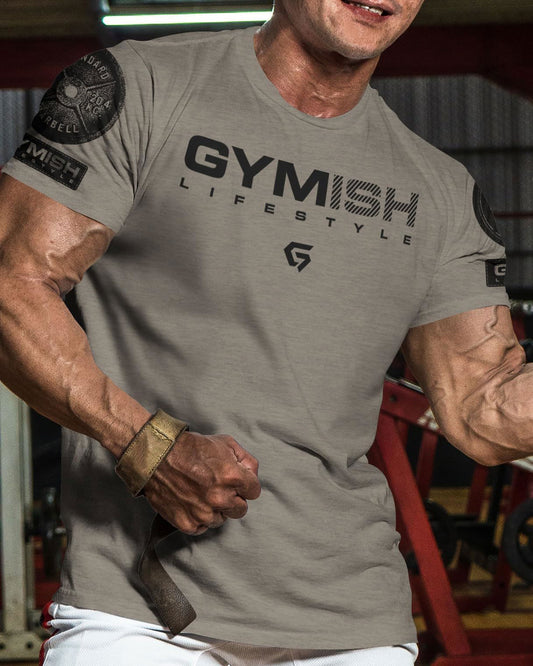 047. Gymish Lifestyle Workout T-Shirt - Gymish - - #Gym Shirts# - - #Workout T-Shirts#