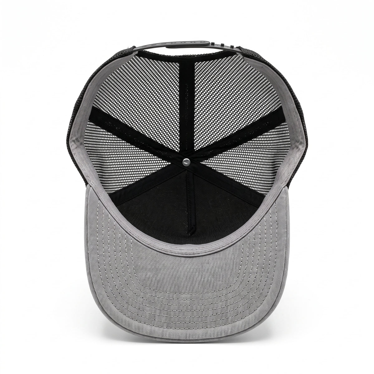 GYMISH Weightplate Gym Hat for Men, Weight Plate Patch Snapback, 6 Panel Laser Vented Workout Cap