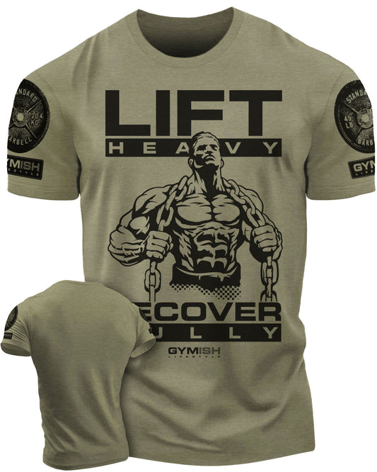 057. Recover Fully Workout T-Shirt - Gymish - - #Gym Shirts# - - #Workout T-Shirts#