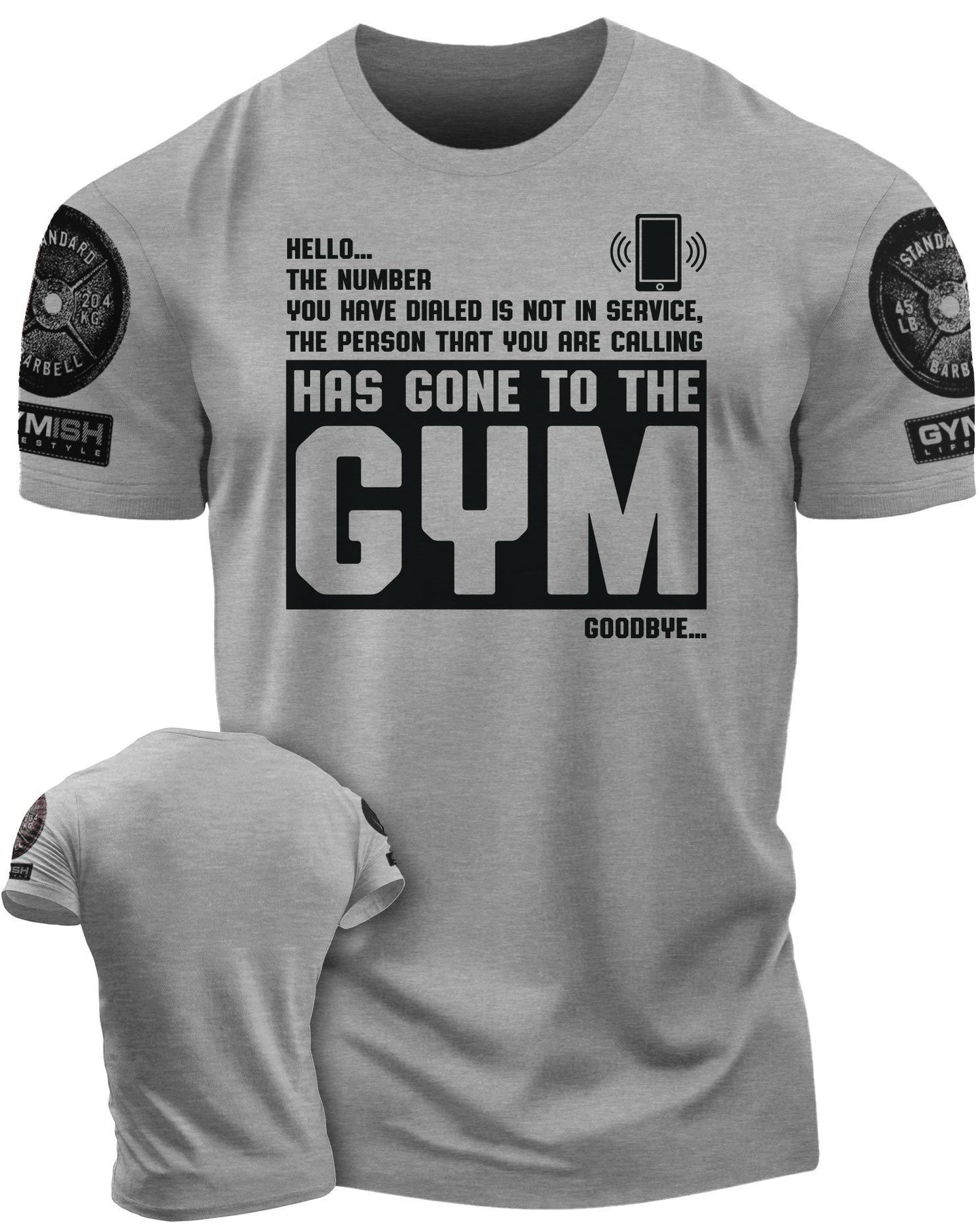 059. Hello... Goodbye Workout T-Shirt - Gymish - - #Gym Shirts# - - #Workout T-Shirts#