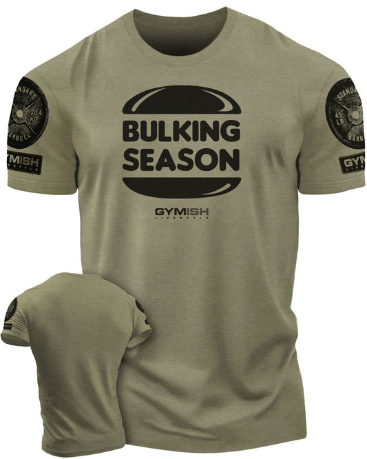 060. Bulking Season Workout T-Shirt - Gymish - - #Gym Shirts# - - #Workout T-Shirts#