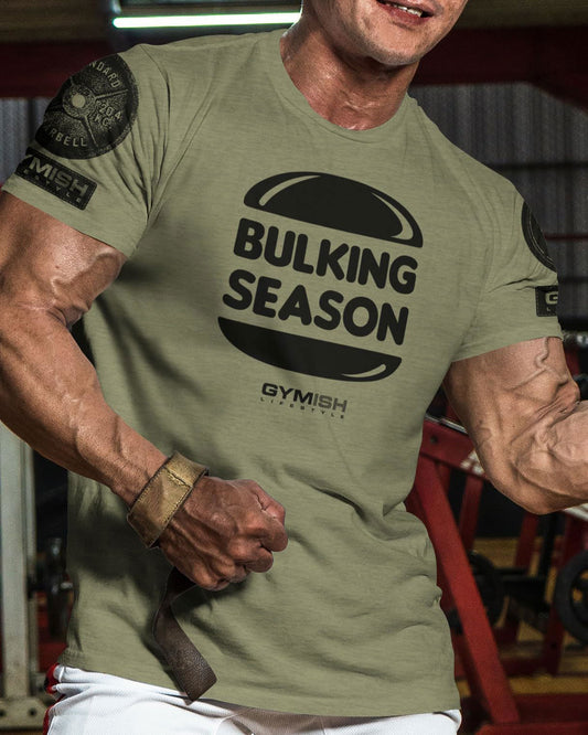 060. Bulking Season Workout T-Shirt - Gymish - - #Gym Shirts# - - #Workout T-Shirts#
