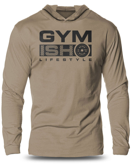 068- GYMISH 3 Lightweight Long Sleeve Hooded T-shirt for Men - Gymish - - #Gym Shirts# - - #Workout T-Shirts#