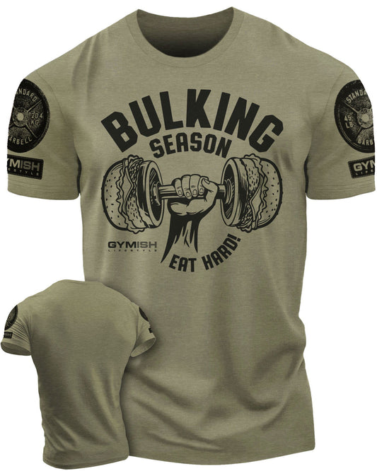 070. Bulking Season V2 Workout T-Shirt - Gymish - - #Gym Shirts# - - #Workout T-Shirts#