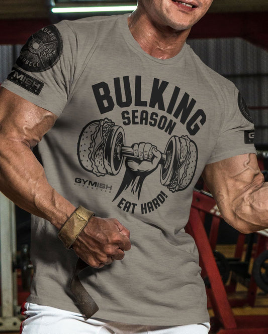 070. Bulking Season V2 Workout T-Shirt - Gymish - - #Gym Shirts# - - #Workout T-Shirts#