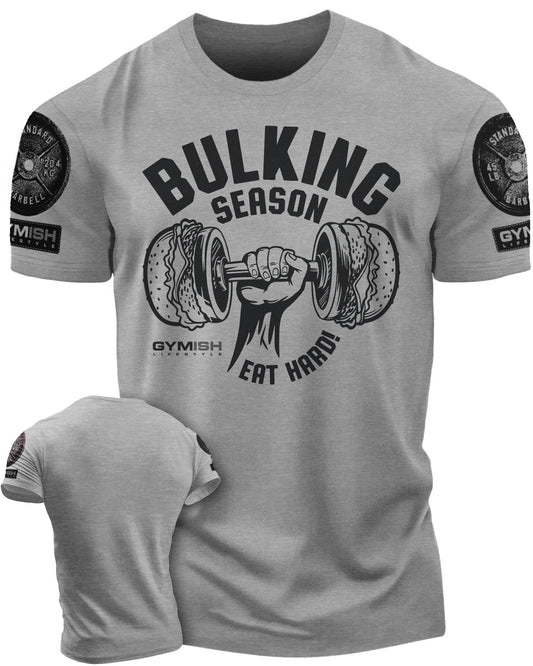 070. Bulking Season V2 Workout T-Shirt - Gymish - - #Gym Shirts# - - #Workout T-Shirts#