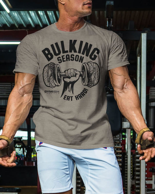 070. Bulking Season V2 Workout T-Shirt - Gymish - - #Gym Shirts# - - #Workout T-Shirts#