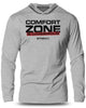 075. Comfort Zone Lightweight Long Sleeve Hooded T-shirt for Men