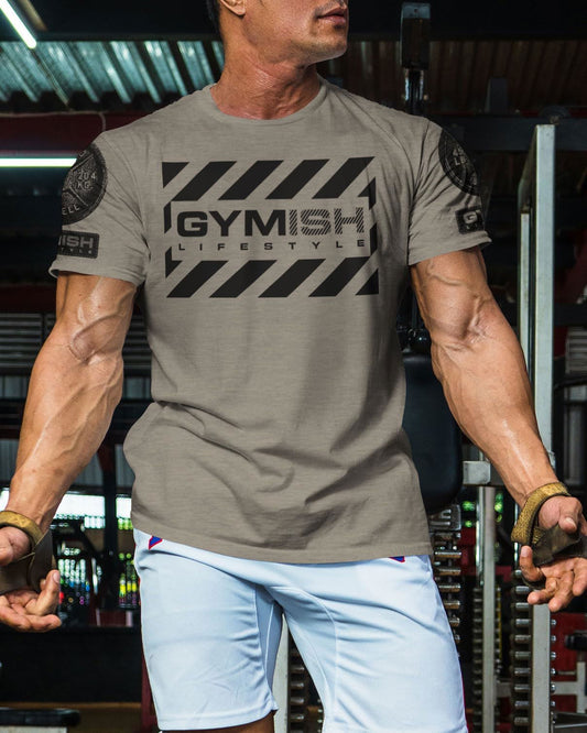 076. Gymish Lifestyle Workout T-Shirt - Gymish - - #Gym Shirts# - - #Workout T-Shirts#