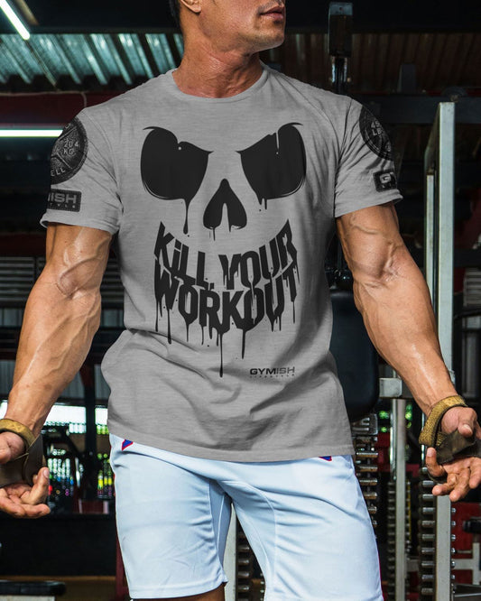078. Kill Your Workout Workout T-Shirt - Gymish - - #Gym Shirts# - - #Workout T-Shirts#