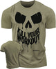 078. Kill Your Workout Funny Gym T-Shirt for Men