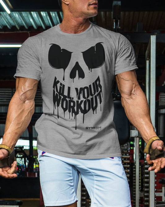 078. Kill Your Workout Workout T-Shirt - Gymish - - #Gym Shirts# - - #Workout T-Shirts#
