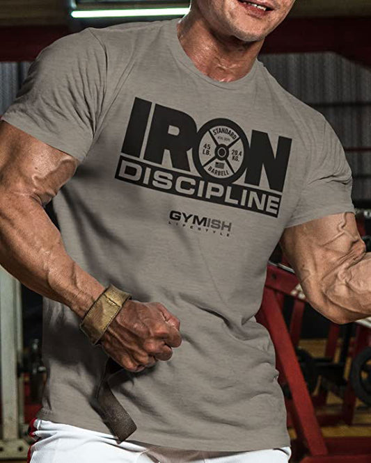 079. Iron Discipline Workout T-Shirt - Gymish - - #Gym Shirts# - - #Workout T-Shirts#