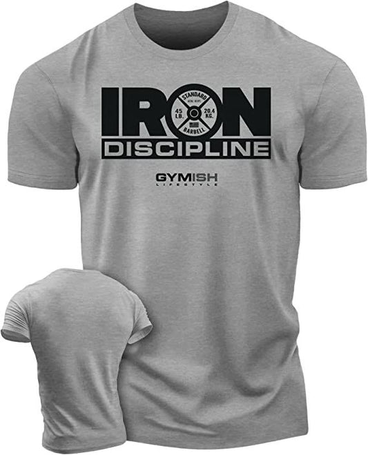 079. Iron Discipline Workout T-Shirt - Gymish - - #Gym Shirts# - - #Workout T-Shirts#