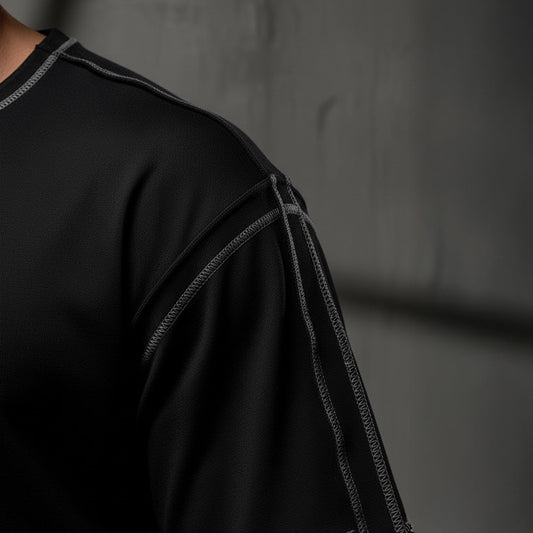 Gymish Lifestyle Men’s Vintage Oversized Gym T-Shirt, Relaxed Fit Bodybuilding & Workout Tee