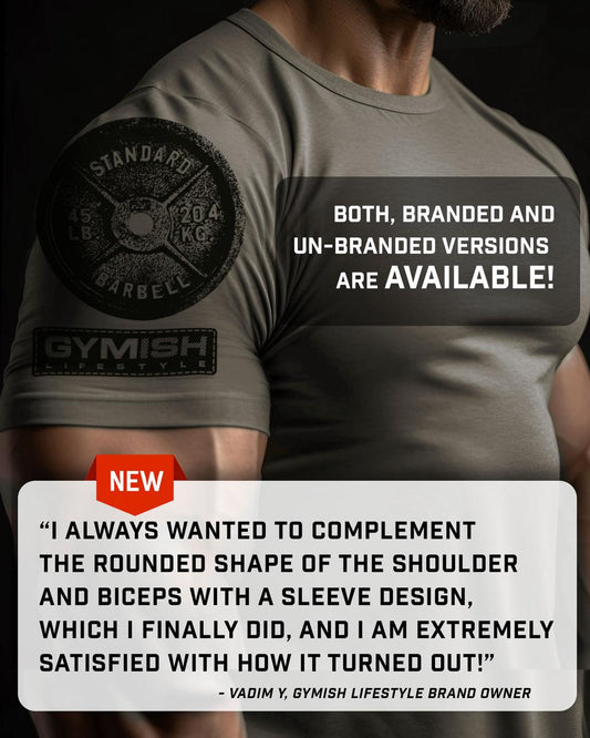 046. Gymish Lifestyle Funny Motivational Workout Gym T-Shirt for Men