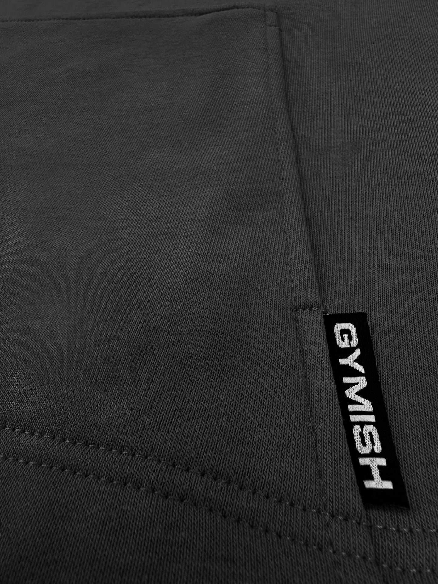 Gymish Lifestyle Oversized Short-Sleeve Hoodie Casual Streetwear Pullover for Men & Women