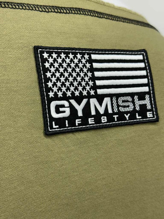 Gymish Lifestyle Men’s Vintage Oversized Gym T-Shirt, Relaxed Fit Bodybuilding & Workout Tee