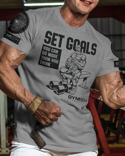 071. SET GOALS Workout T-Shirt