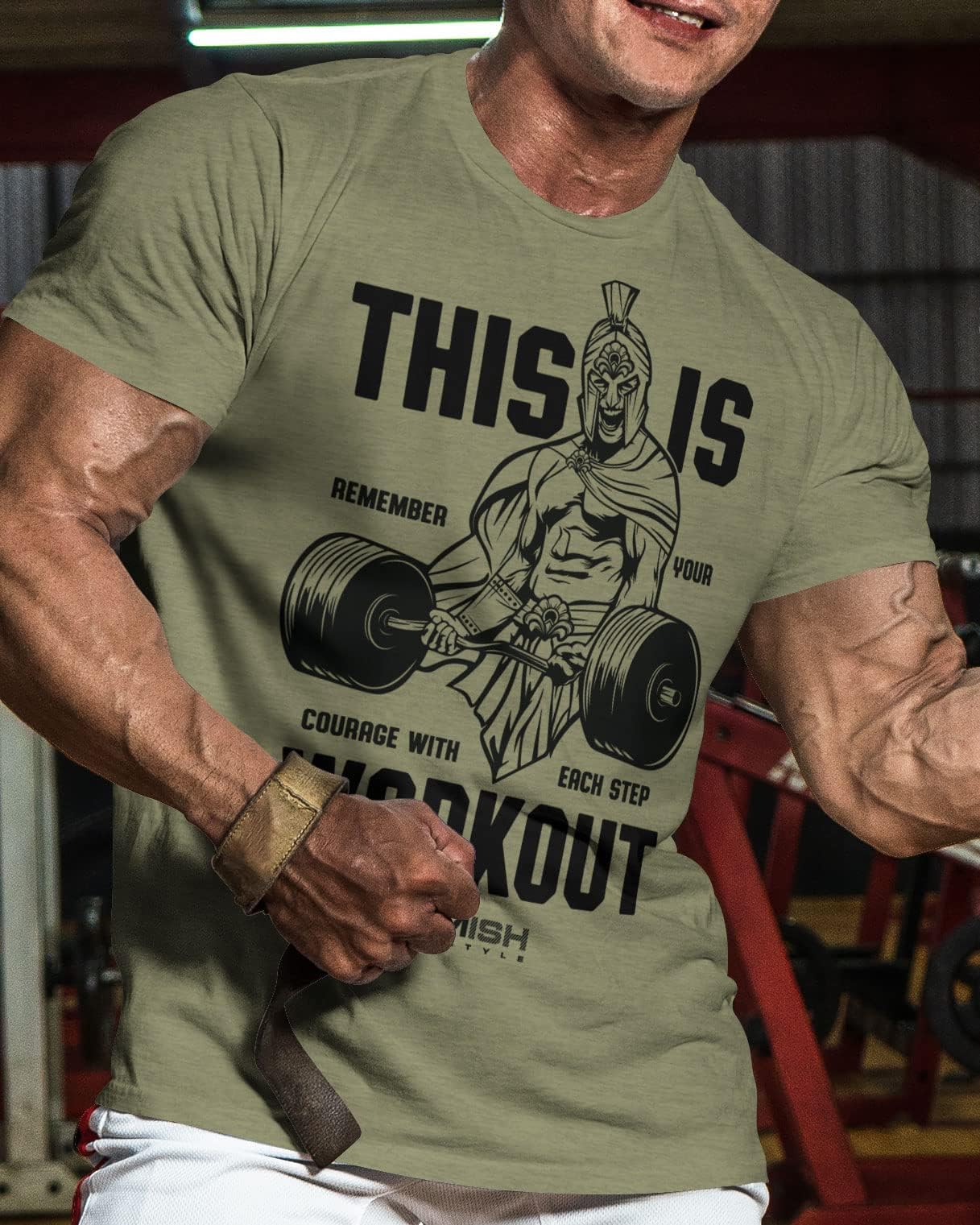 026. Spartan Gym Workout T-Shirt