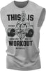 026. Spartan Gym Funny Workout Muscle Tank Top for Men