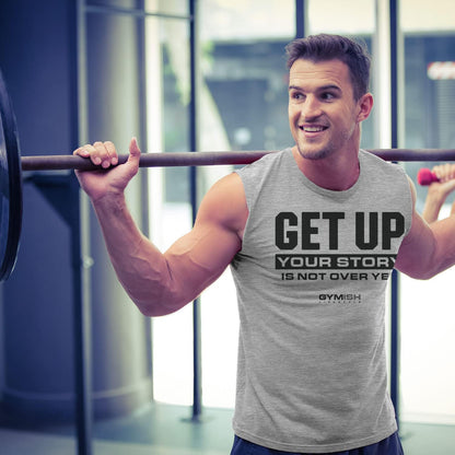 073. Get Up Workout Muscle Tank Top for Men