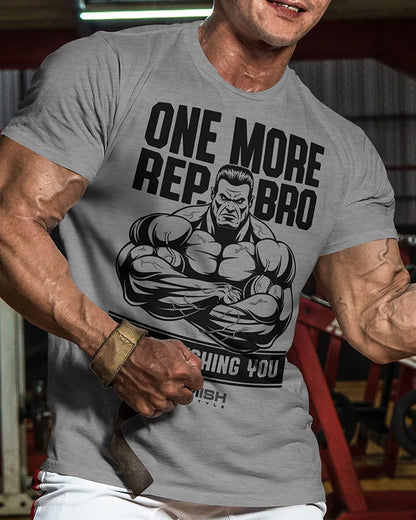033. One More Rep, Bro! Workout T-Shirt
