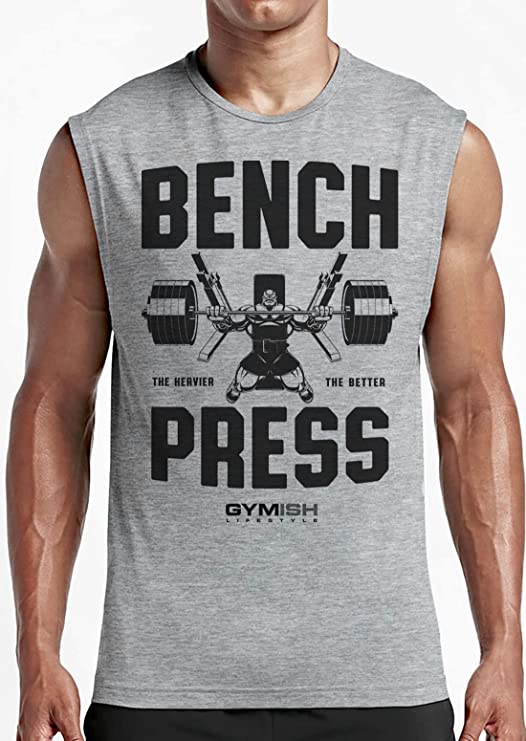 025. Bench Press Workout Muscle Tank Top for Men T-Shirt GYMISH LIFESTYLE