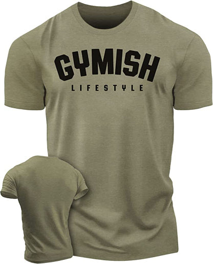 046. Gymish Lifestyle Workout T-Shirt