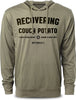 030. Recovering Couch Potato Funny Workout Hoodie for Men