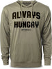 004. Always Hungry Workout Gym Hoodie for Men