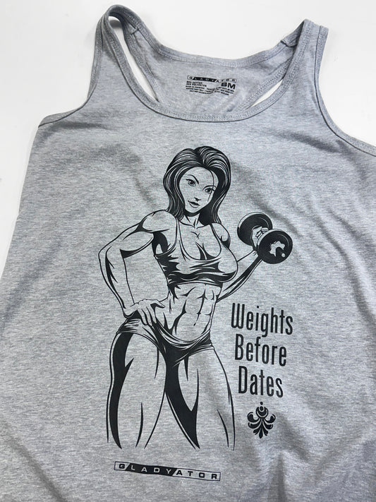 Gladyator Weights Before Date Tank Top and T-Shirt for Women