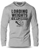 092. Loading Weights Cardio Lightweight Long Sleeve Hooded T-shirt for Men