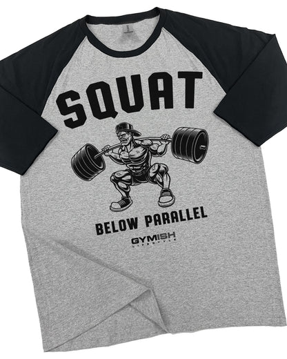 17- RAGLAN Squat Ver2 Workout Gym T-Shirt for Men