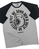 052. RAGLAN Leave Me Alone Workout Gym T-Shirt for Men