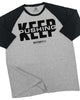 067. RAGLAN Keep Pushing Workout Gym T-Shirt for Men