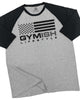 074. RAGLAN FLAG Workout Gym T-Shirt for Men