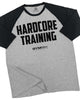 080. RAGLAN Hardcore Training Workout Gym T-Shirt for Men