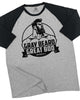 084. RAGLAN Gray Beard Great Bod  Funny Workout Gym T-Shirt for Men