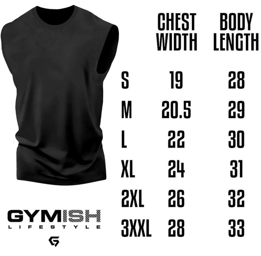 076. Gymish Workout Muscle Tank Top for Men. T-Shirt GYMISH LIFESTYLE