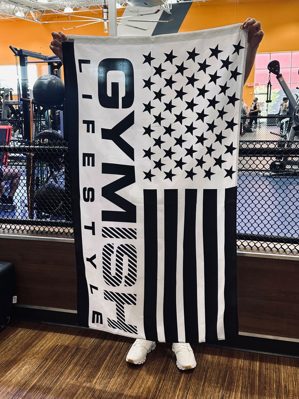 Gymish Lifestyle Flag, 5x3 ft Workout Flag for Home Gym Motivational Flag